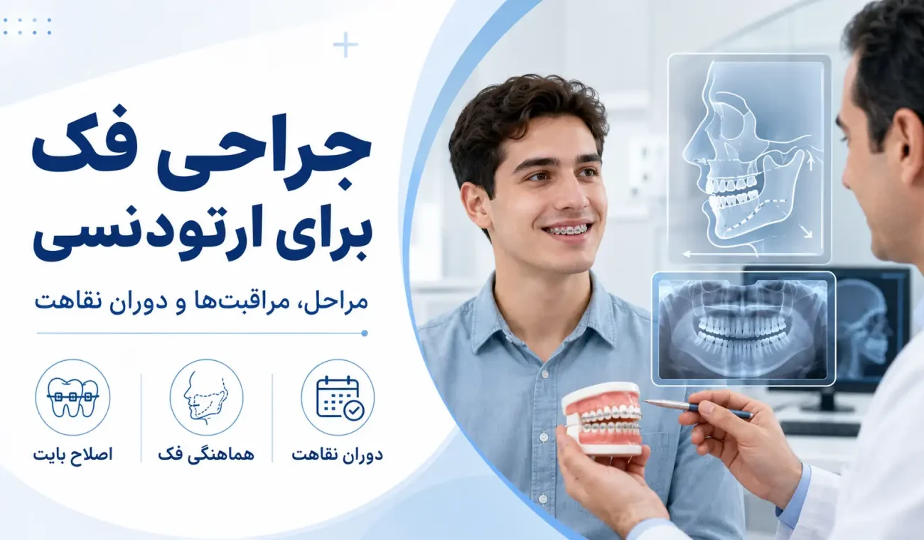 جراحی فک برای ارتودنسی چگونه است؟ مراحل، مراقبت‌ها و دوران نقاهت