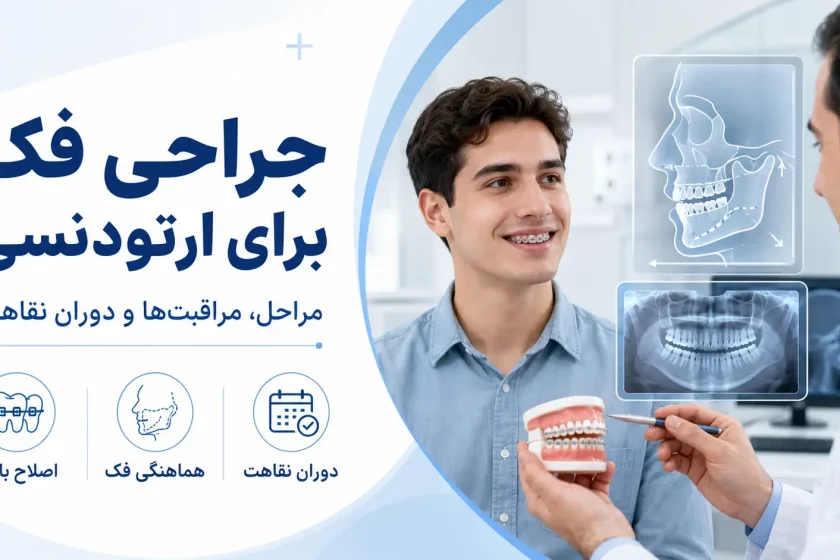جراحی فک برای ارتودنسی چگونه است؟ مراحل، مراقبت‌ها و دوران نقاهت