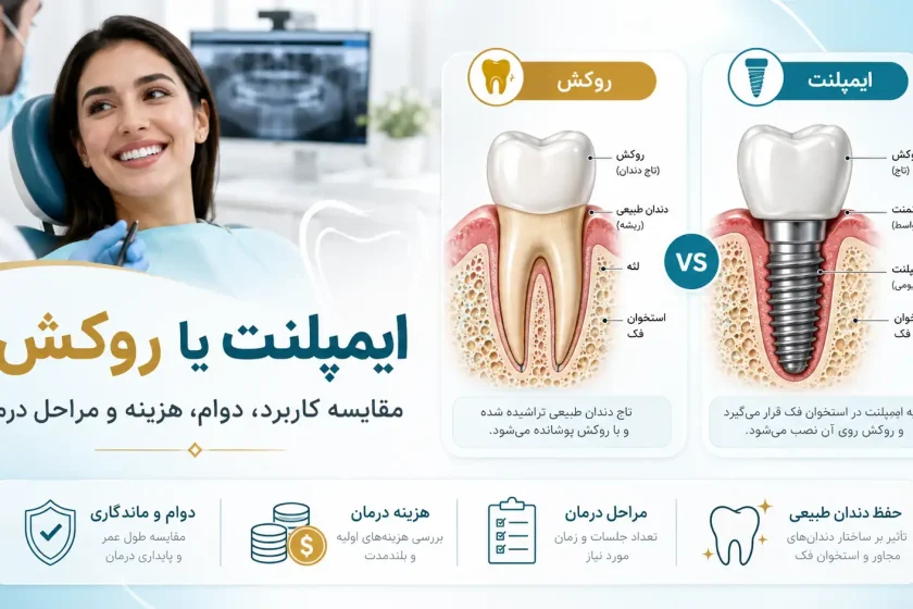 ایمپلنت یا روکش؛ کدام برای دندان شما بهتر است؟