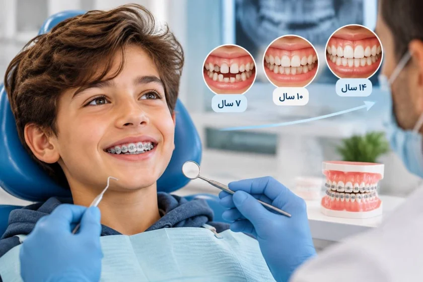 بهترین سن برای ارتودنسی پسران چه سنی است؟ بررسی زمان مناسب شروع درمان